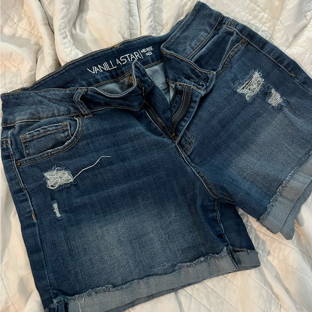 Vanilla Star Blue Jean Shorts